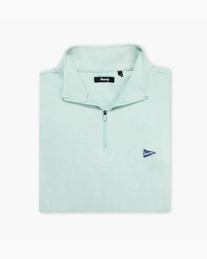 The Gimme Quarter-Zip Sage Green - Image 4