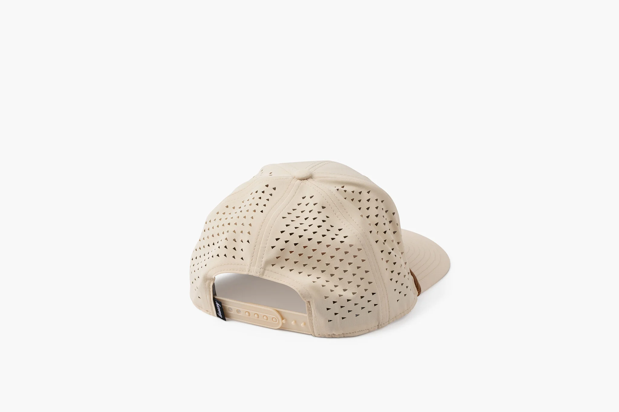 Have A Day Perforated Patch Hat Tan - Image 2