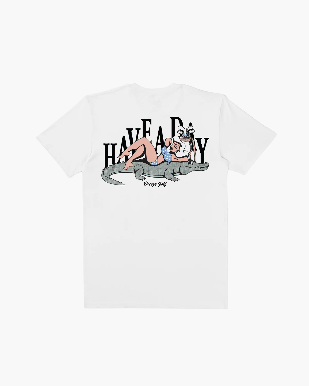 Have A Swamp Day Tee White
