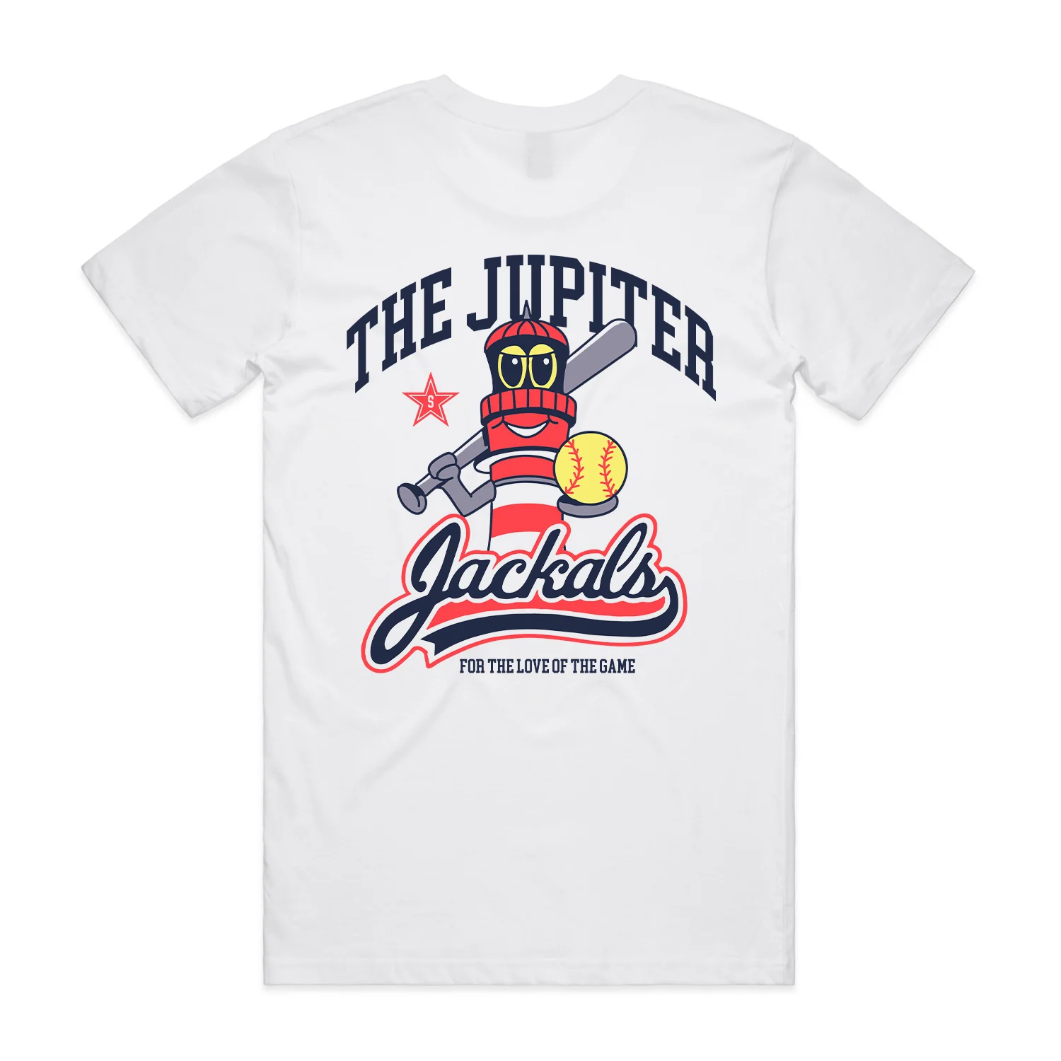 Jupiter Jackals White T Shirt