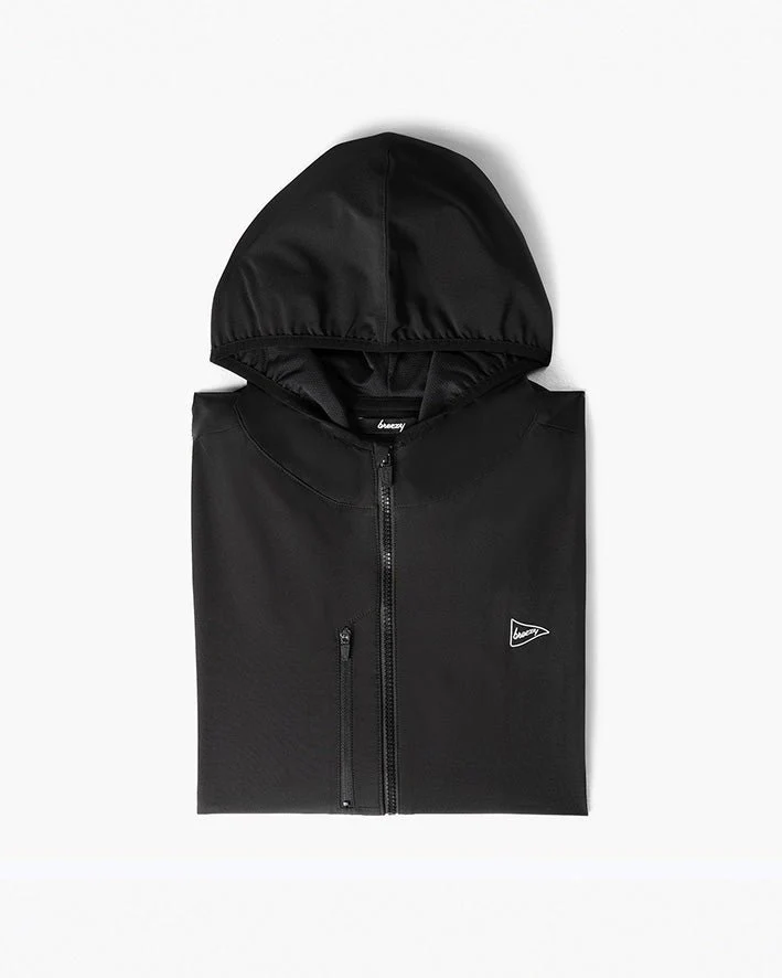 The Breezy Rain Jacket Black - Image 3