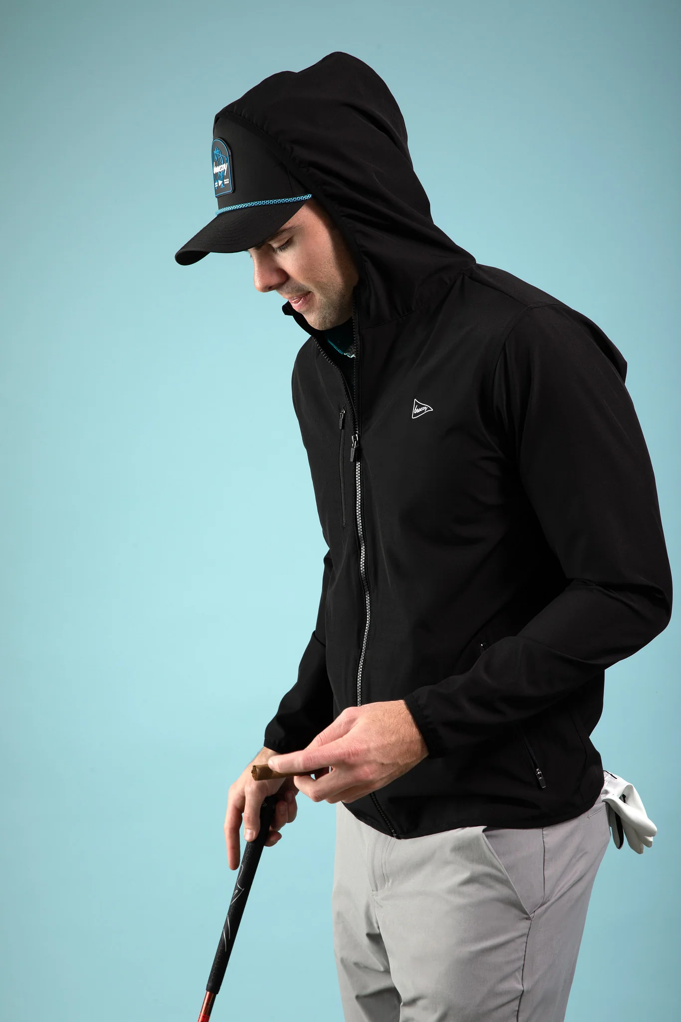 The Breezy Rain Jacket Black - Image 6