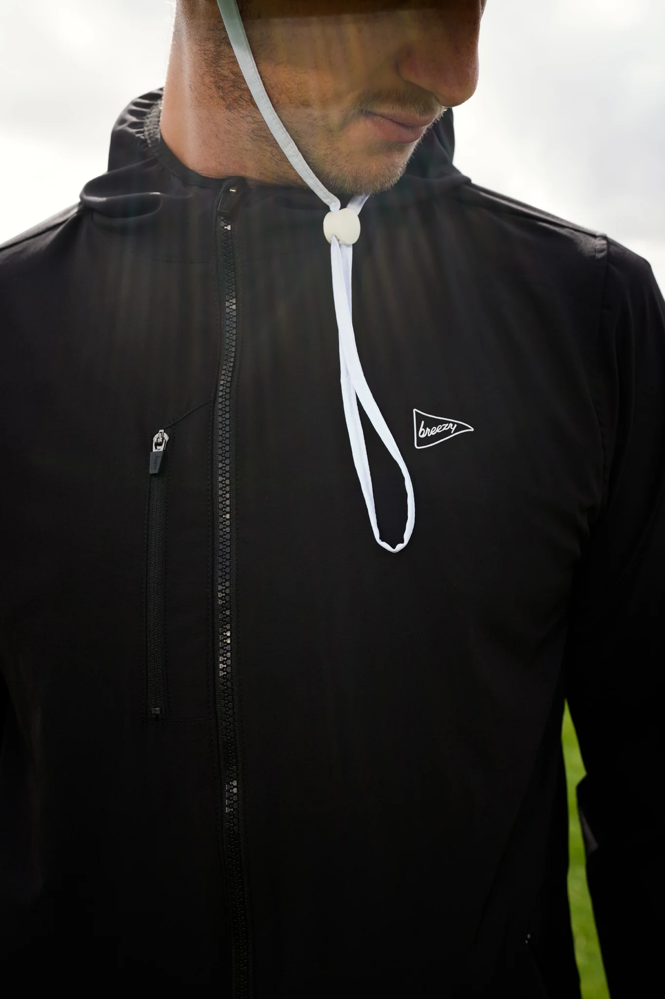 The Breezy Rain Jacket Black - Image 8