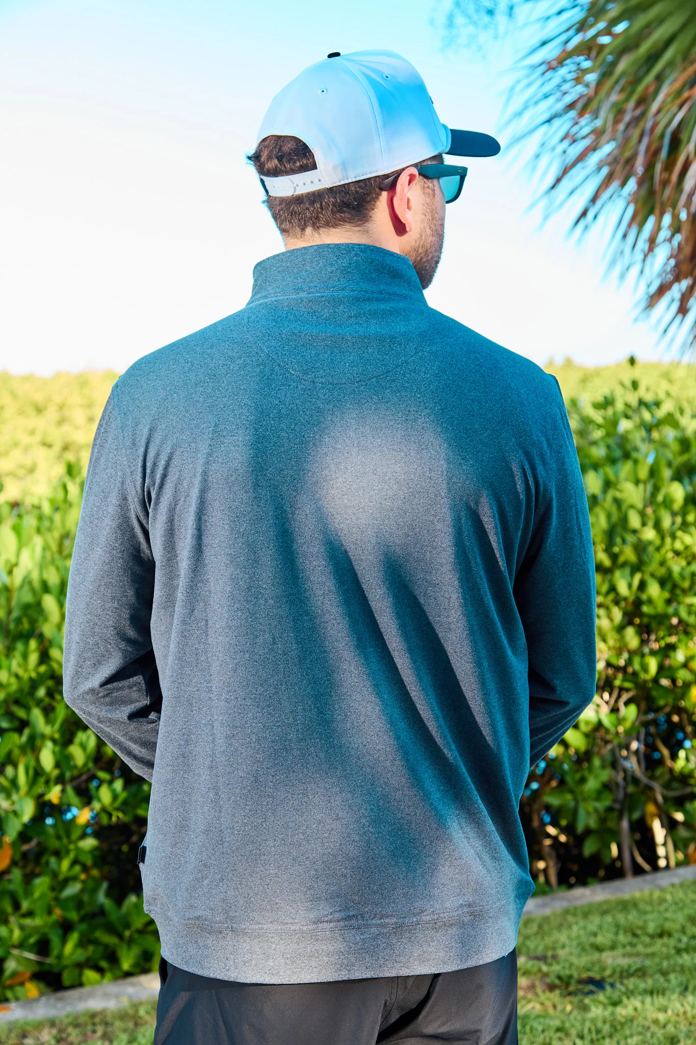 The Gimme Quarter-Zip Heather Black - Image 7
