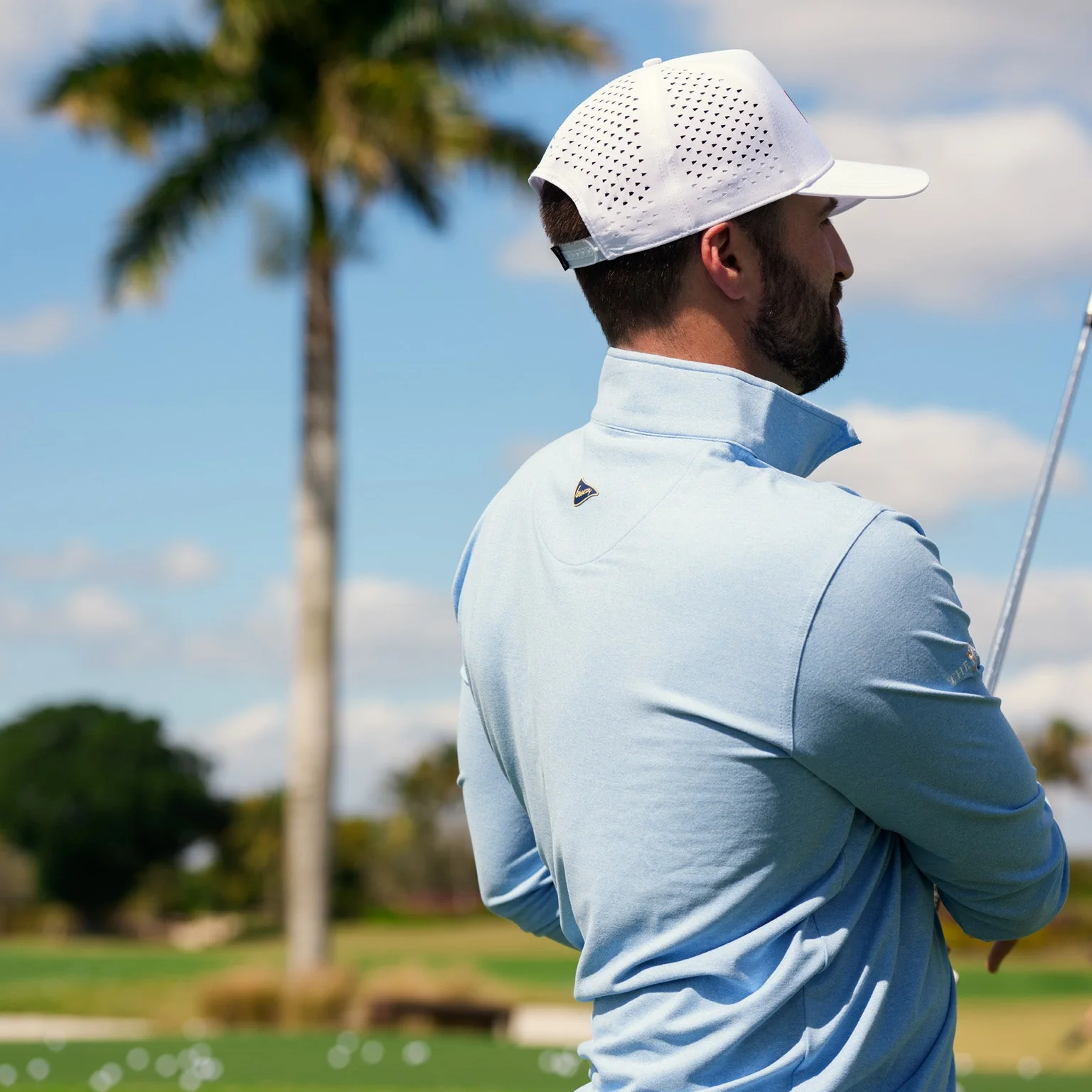 THE PLAYERS x Breezy Flagship Quarter-Zip Vista Blue - Image 10