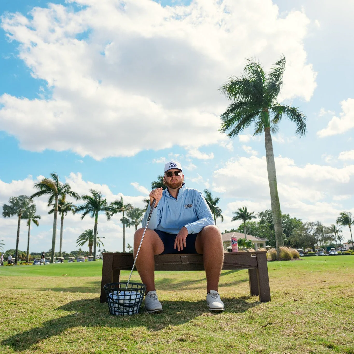 THE PLAYERS x Breezy Flagship Quarter-Zip Vista Blue - Image 4