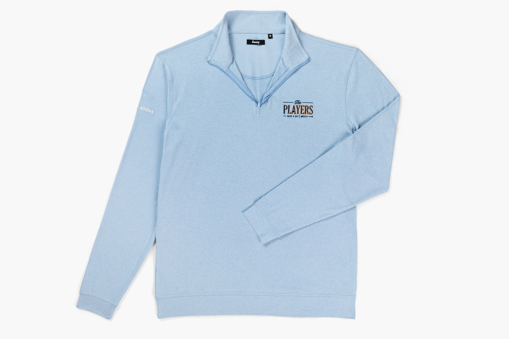 THE PLAYERS x Breezy Flagship Quarter-Zip Vista Blue - Image 5