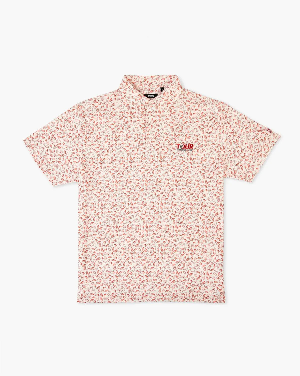 Tour Championship x Breezy The Vintage Peach State Polo Red - Image 3
