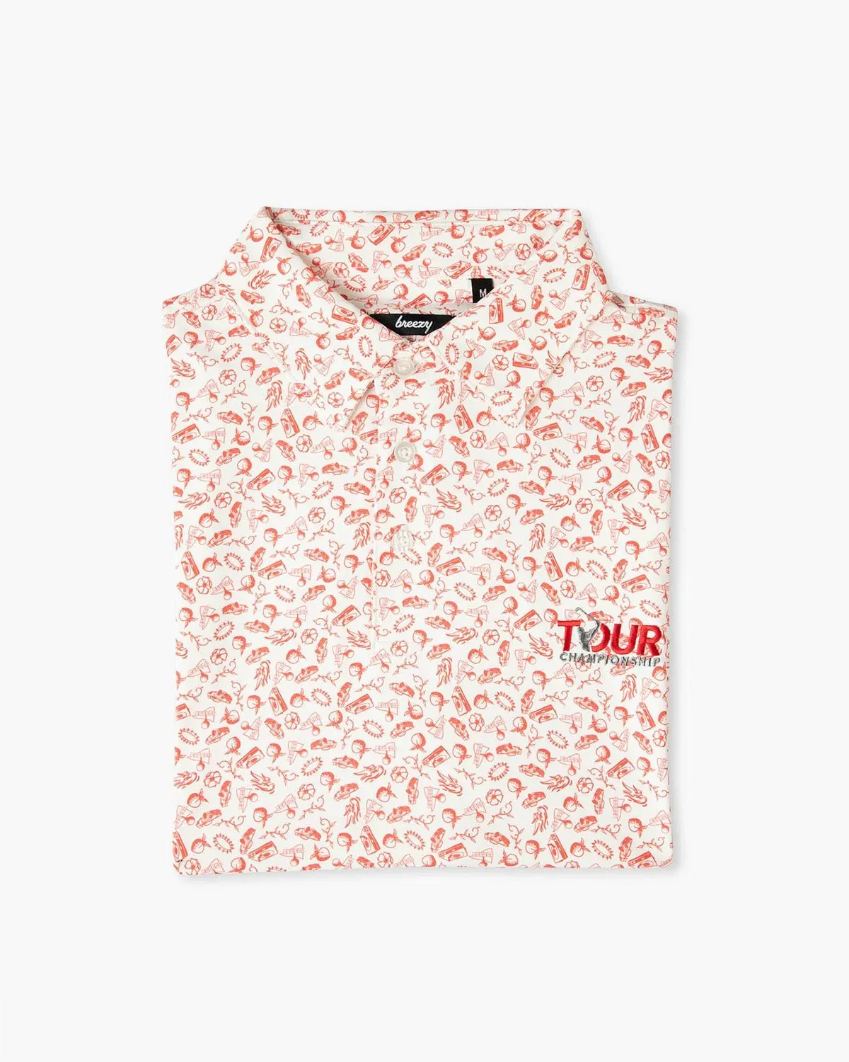 Tour Championship x Breezy The Vintage Peach State Polo Red - Image 5