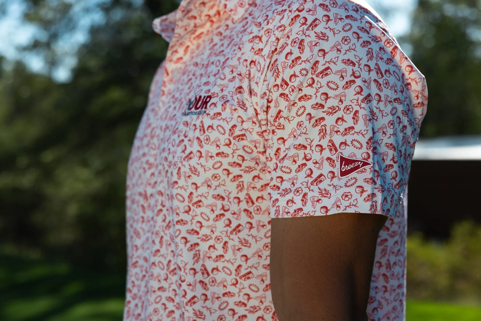 Tour Championship x Breezy The Vintage Peach State Polo Red - Image 6