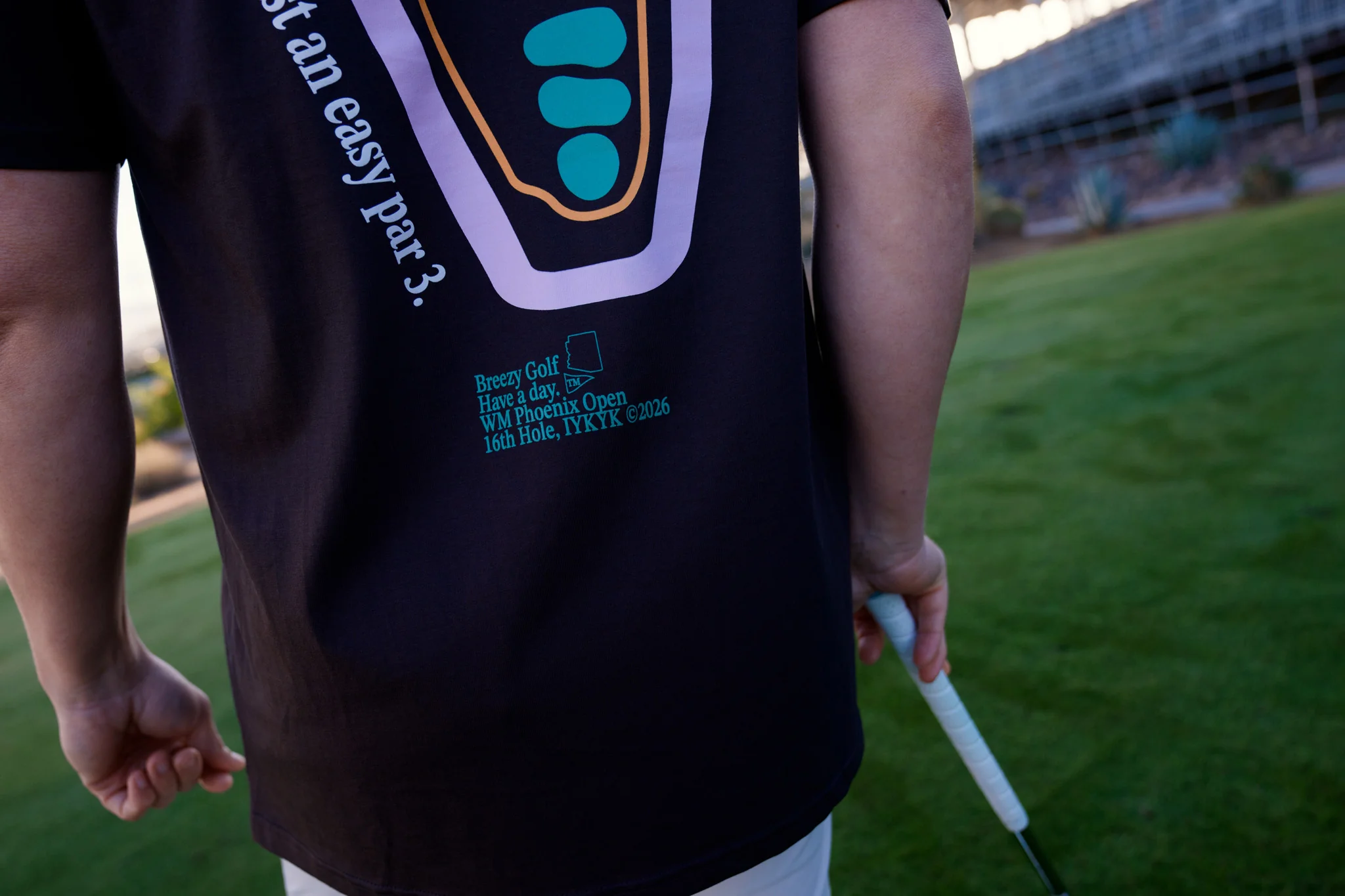 WM Phoenix Open x Breezy Easy Par Three Tee - Image 4