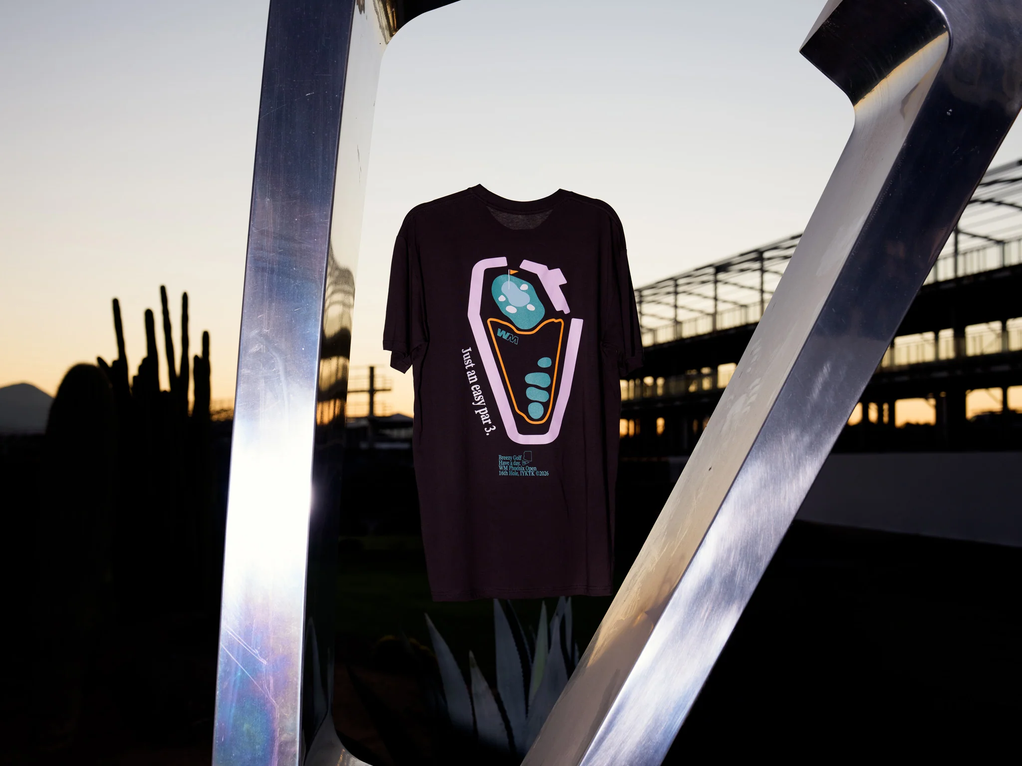 WM Phoenix Open x Breezy Easy Par Three Tee - Image 7